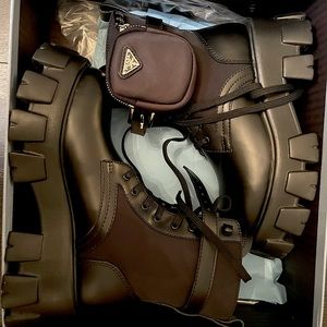 Prada Combat Boots- women